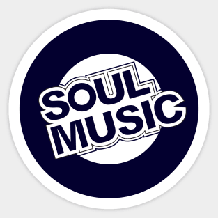 Soul Music (2 colour) Sticker